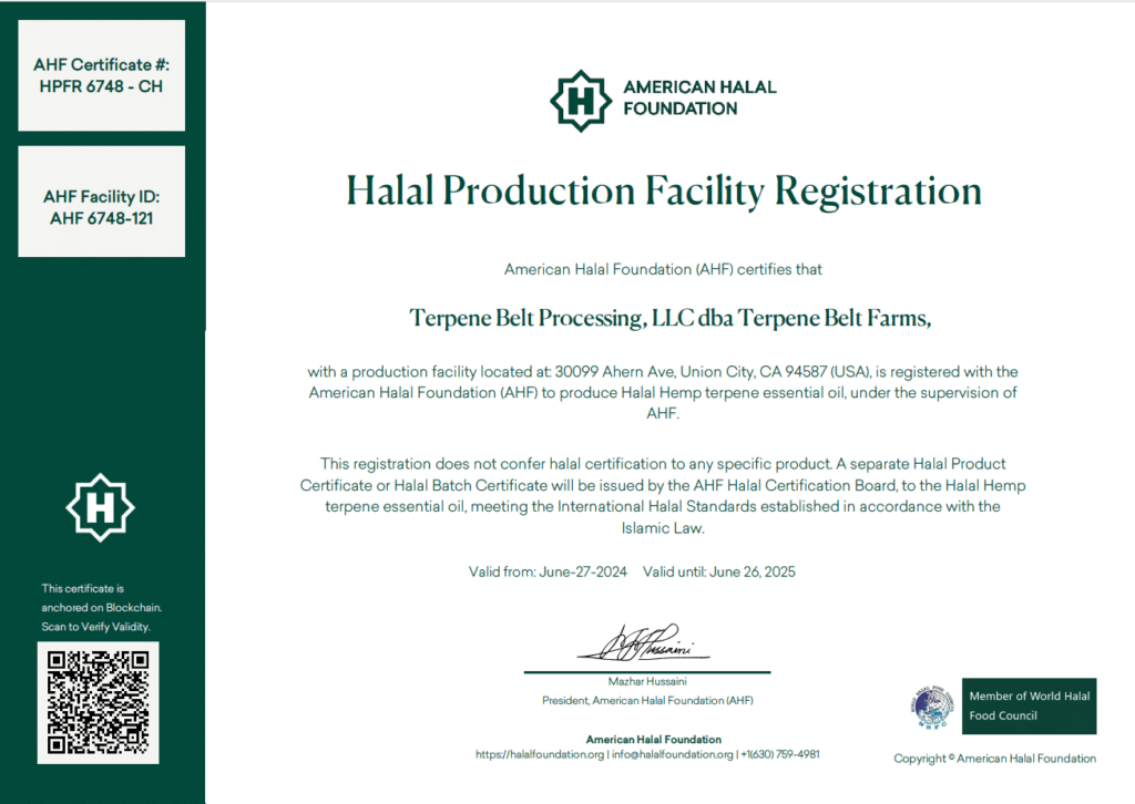 Halal Production Facility Registration 2025